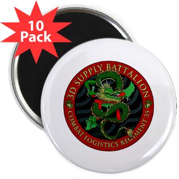 3SB - M01 - 01 - 3rd Supply Battalion - 2.25" Magnet (10 pack) - Click Image to Close